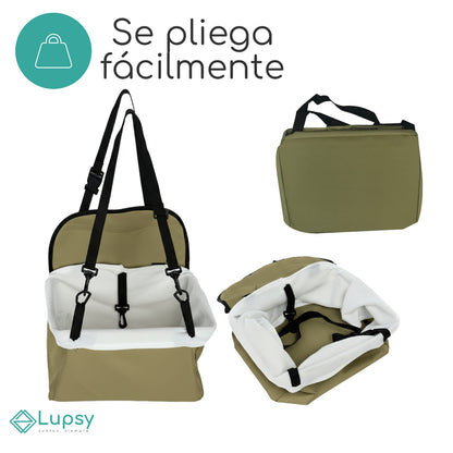 Asiento de auto Premium para tu mascota / Portable