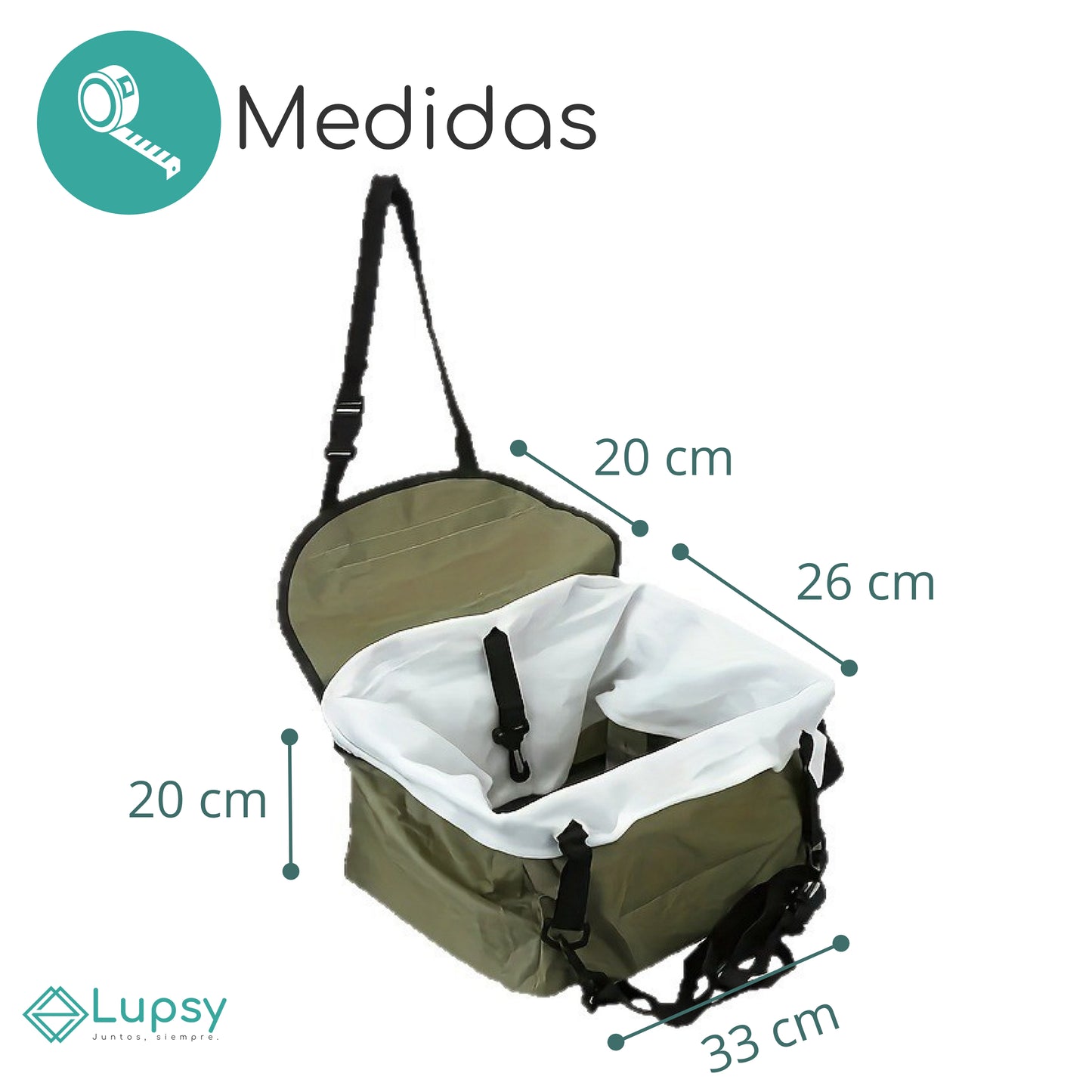 Asiento de auto Premium para tu mascota / Portable